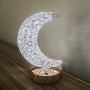 آباژور رومیزی مدل لمسی ماه