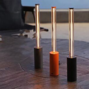 چراغ رومیزی شارژی شیشه ای چند حالته