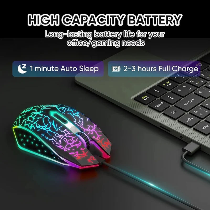 ماوس بی سیم گیمینگ مدل X-36، قابلیت اتصال با دانگل USB و بلوتوث، دارای 6 کلید، دقت 1600 DPI، دارای باتری داخلی قابل شارژ